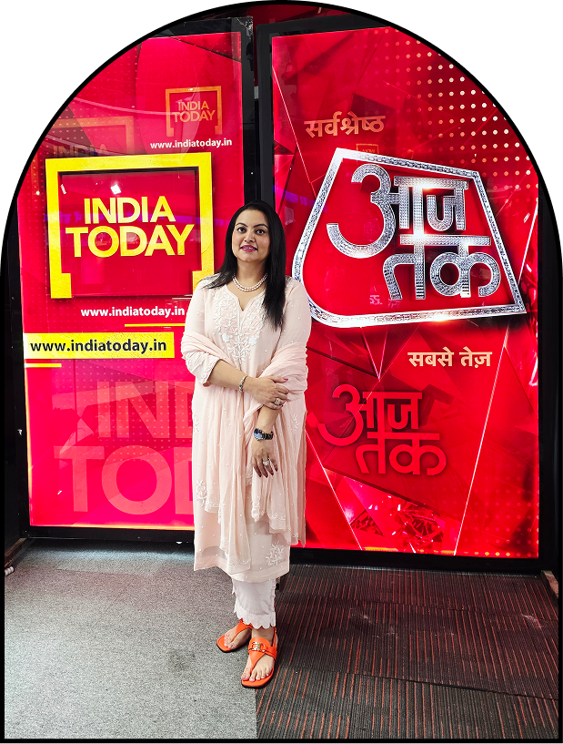 Manisha Koushik Featured on Aaj Tak News Channel as Expert Astrologer