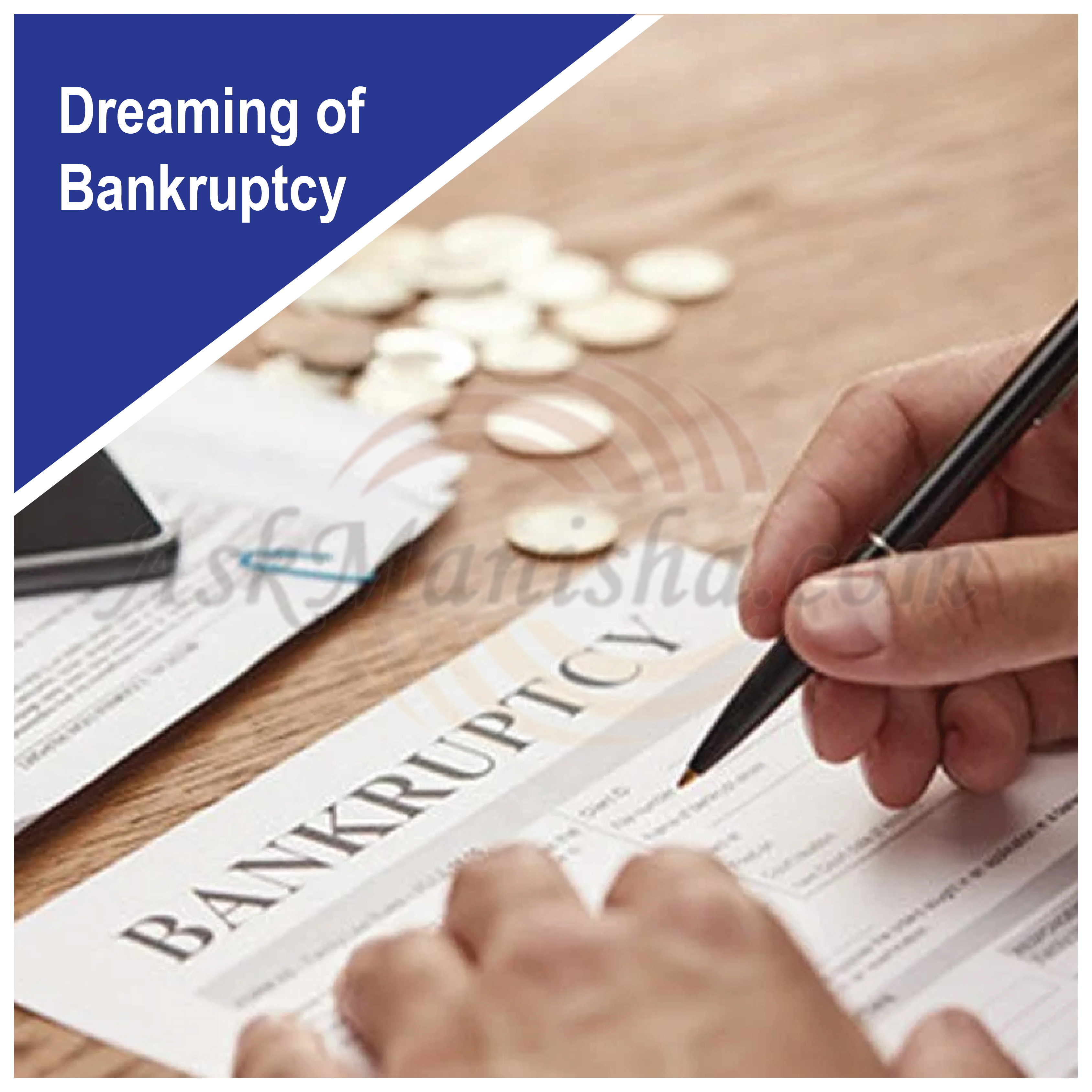 Watching bankruptcy in dream
