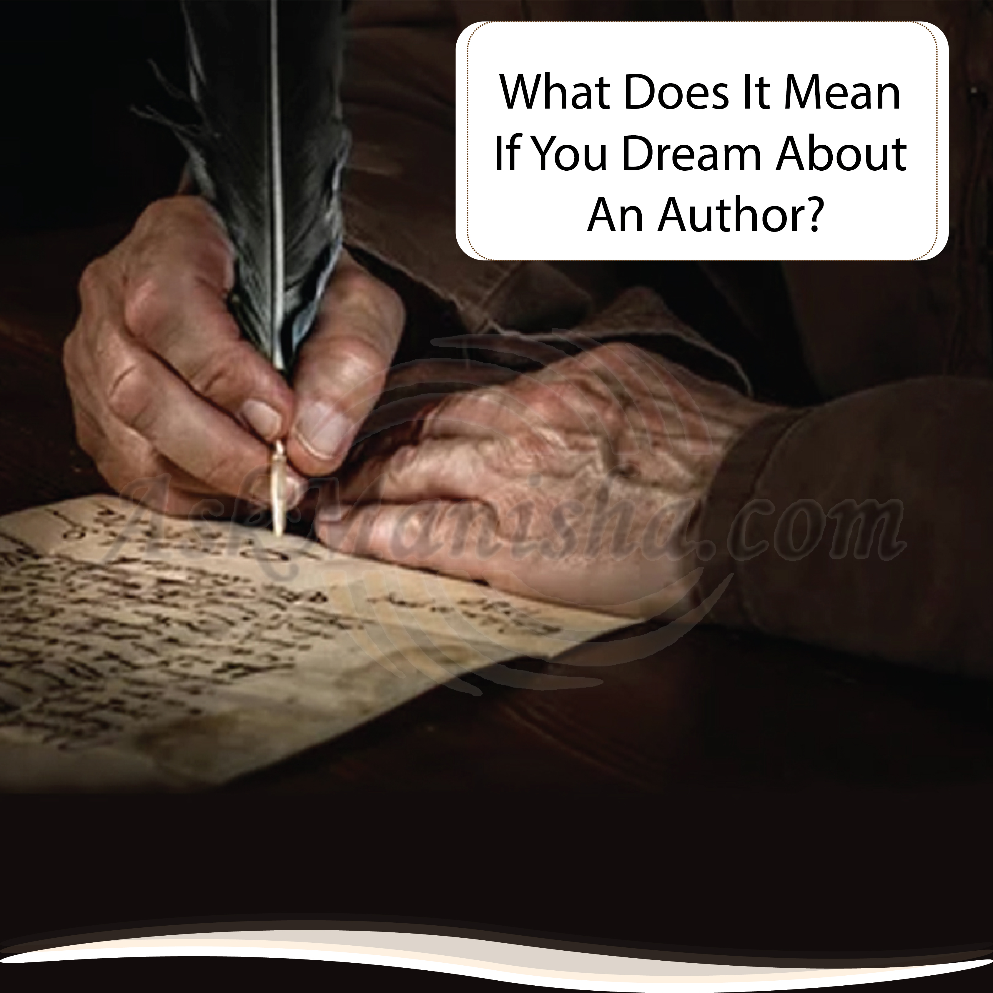 Author dream meaning